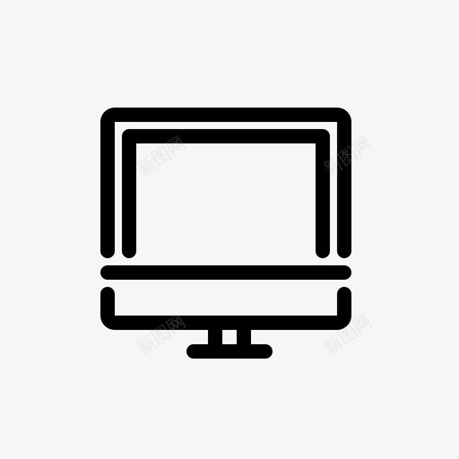 桌面电脑硬件图标svg_新图网 https://ixintu.com 新的各种图标 显示器 桌面 电脑 硬件