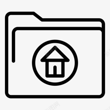 主文件夹数据文件房子图标图标