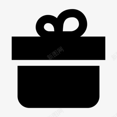 礼品奖金盒子图标图标