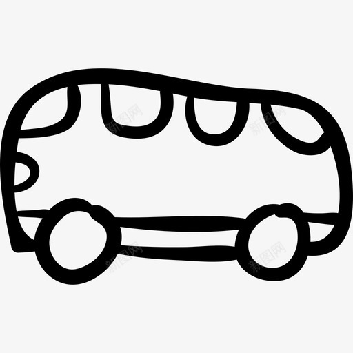 公车手绘玩具玩具手绘详细图标svg_新图网 https://ixintu.com 公车手绘玩具 手绘详细 玩具