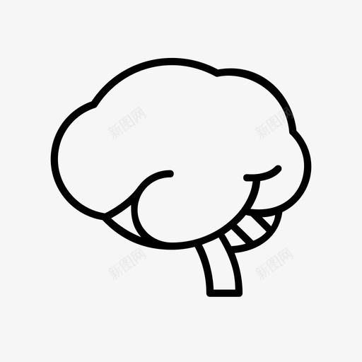 大脑护理健康图标svg_新图网 https://ixintu.com 健康 医疗 大脑 心理 护理
