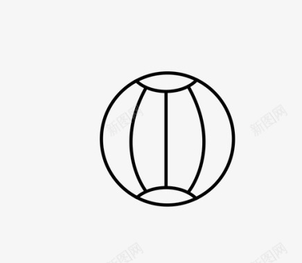 仓鼠球气球沙滩图标图标