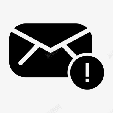 电子邮件通知警报邮件图标图标