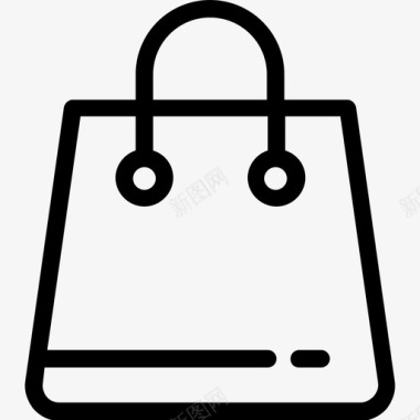 手提袋购物袋商业图标图标