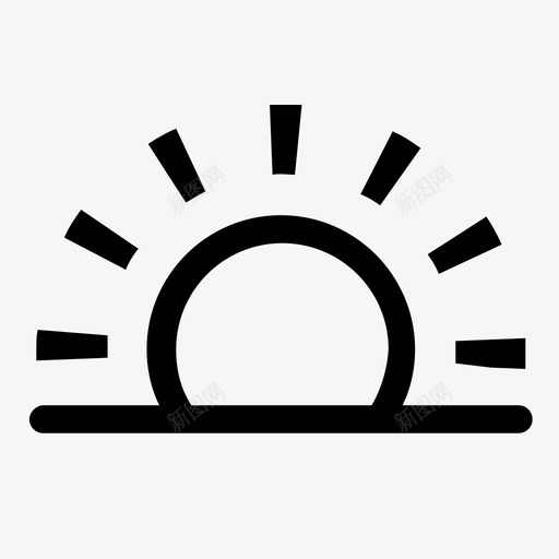 阳光炎热温暖图标svg_新图网 https://ixintu.com 天气 温暖 炎热 阳光