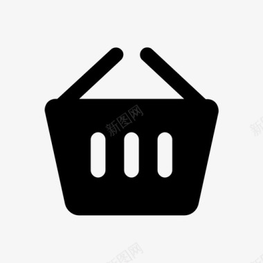 购物篮购物袋商店图标图标