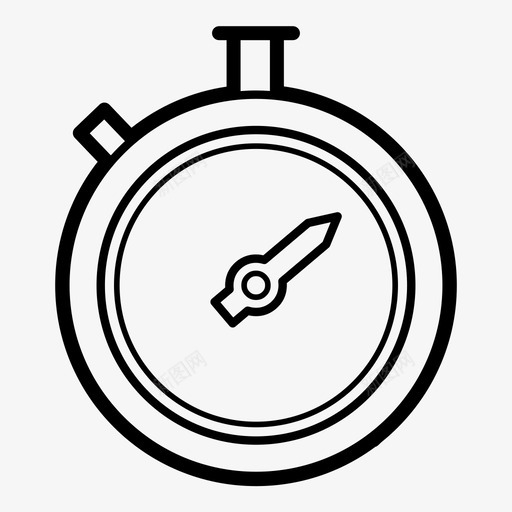秒表计时器时间表图标svg_新图网 https://ixintu.com 时间 时间表 秒表 计时器