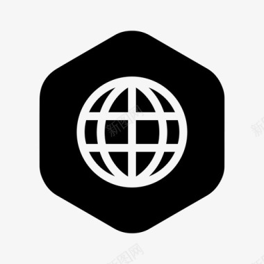全球互联网网站图标图标