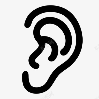 耳朵声音聋子图标图标