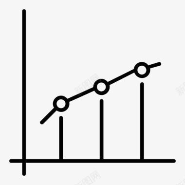 成长图表收入图标图标