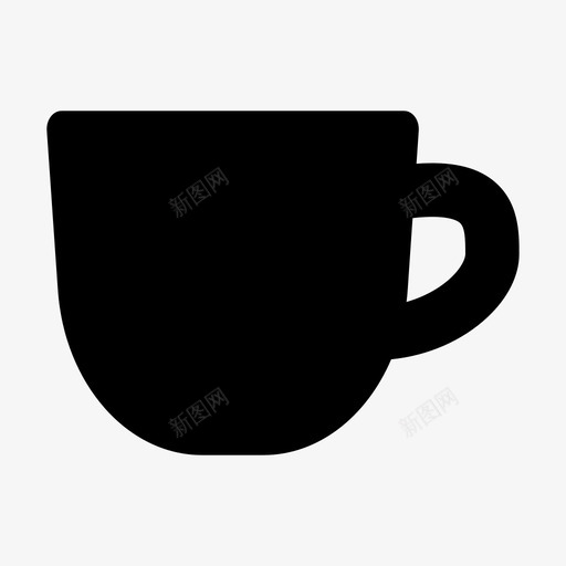 采购产品马克杯咖啡杯茶杯图标svg_新图网 https://ixintu.com 咖啡杯 茶杯 采购产品马克杯 食品和饮料