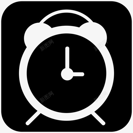 定时器闹钟手表图标svg_新图网 https://ixintu.com 定时器 手表 通讯 闹钟