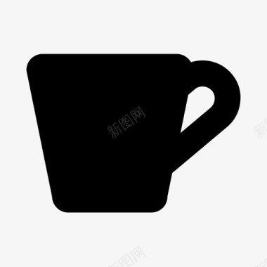 杯子咖啡咖啡店图标图标
