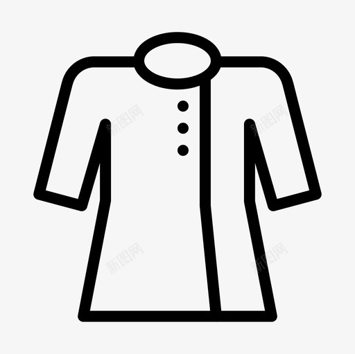 外套防护衬衫图标svg_新图网 https://ixintu.com 冬天 外套 毛衣 衬衫 防护 雪