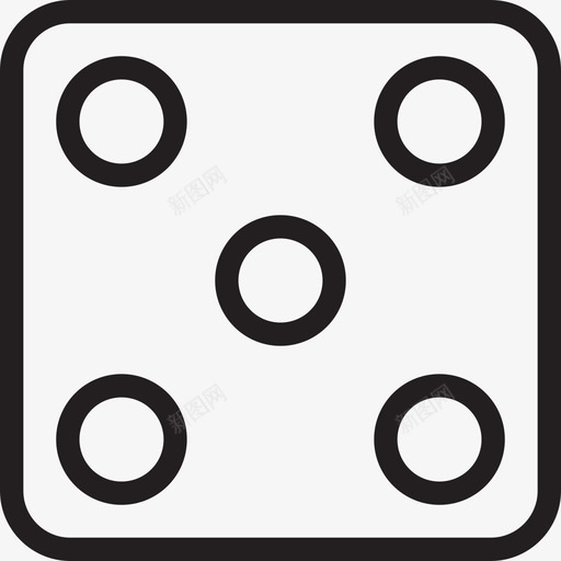 骰子赌场骰子方块图标svg_新图网 https://ixintu.com 体育图标 幸运游戏 赌博 赌场 骰子 骰子方块