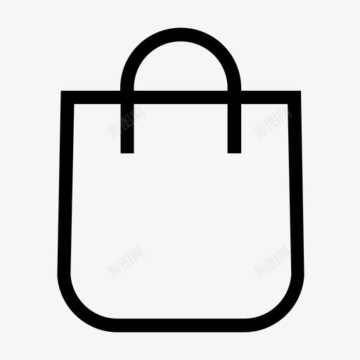 购物袋购买fa薄变型图标svg_新图网 https://ixintu.com fa薄变型 购买 购物袋