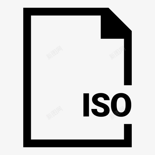 iso光盘映像文档图标svg_新图网 https://ixintu.com iso 光盘映像 扩展名 文件 文档 最流行的文件扩展名行