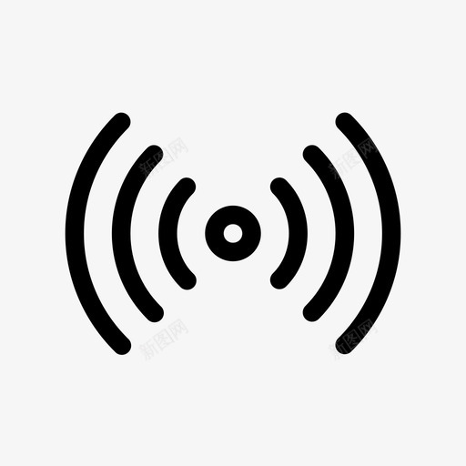无线信号连接互联网图标svg_新图网 https://ixintu.com 互联网 无线信号 智能手机 连接