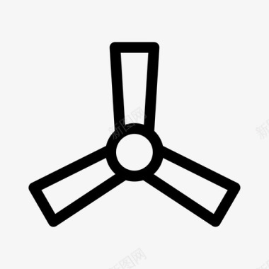 风扇电动风扇叶片图标图标