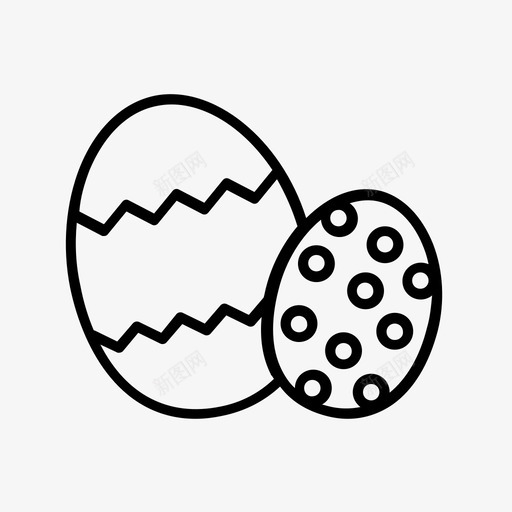 复活节彩蛋庆祝复活节巧克力图标svg_新图网 https://ixintu.com 复活节巧克力 复活节彩蛋 复活节彩蛋狩猎 庆祝