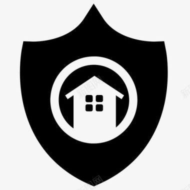 家庭保险警卫财产保护图标图标