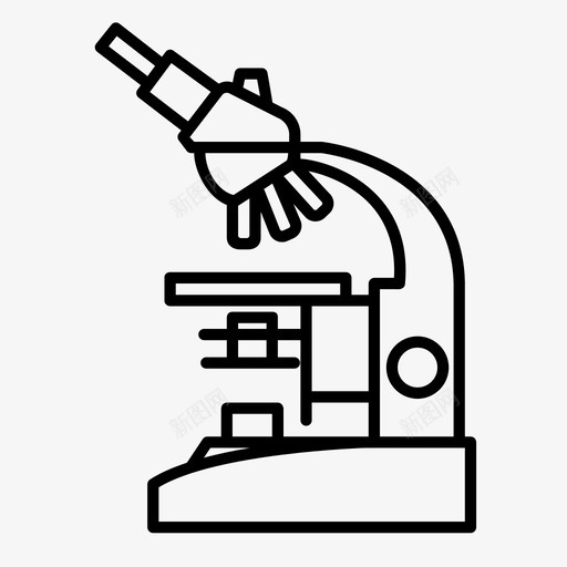 显微镜实验室设备最新技术图标svg_新图网 https://ixintu.com 光学显微镜 医学 实验室设备 显微镜 最新技术 研究