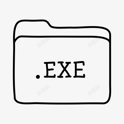 exe文件夹可执行文件文件夹图标svg_新图网 https://ixintu.com exe文件夹 可执行文件 手绘文件夹 文件夹 文件类型文件夹
