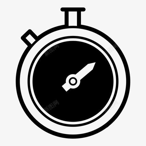秒表截止日期时间表图标svg_新图网 https://ixintu.com 截止日期 时间 时间表 秒表 计时器