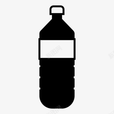 塑料瓶饮料油图标图标