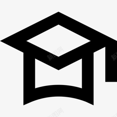 mortarboard奖励帽毕业典礼图标图标