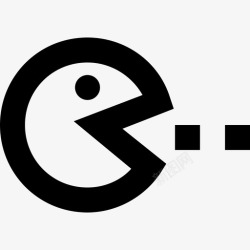 透明一套家具图标吃豆人卡通游戏图标高清图片