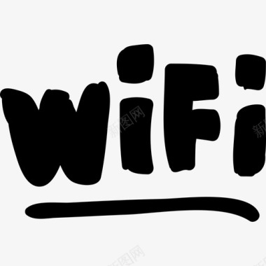 Wifi手工符号界面图标图标