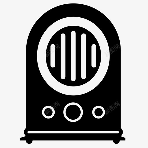 收音机经典收音机老式收音机图标svg_新图网 https://ixintu.com 复古收音机 收音机 经典收音机 老式收音机