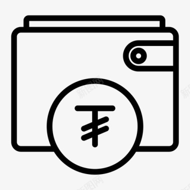 图格里克钱包mnt蒙古货币图标图标