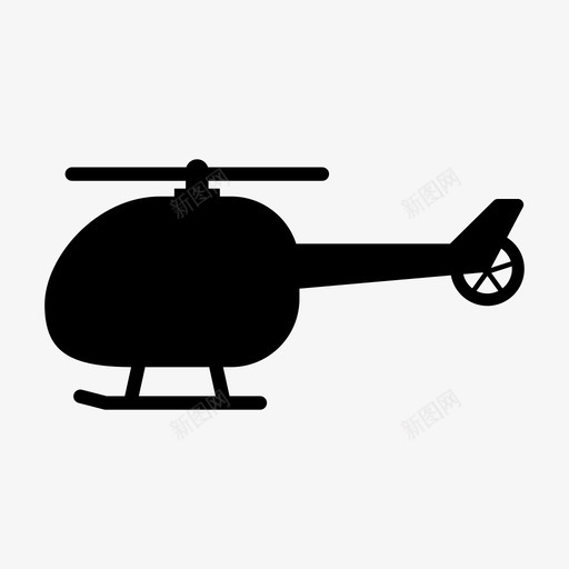 直升机飞机车辆图标svg_新图网 https://ixintu.com 旋风鸟 直升机 车辆 飞机