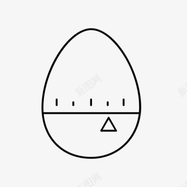 鸡蛋定时器闹钟厨房图标图标