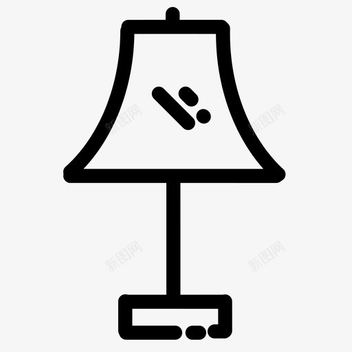 灯家具灯v2图标svg_新图网 https://ixintu.com 家具 灯 灯v2