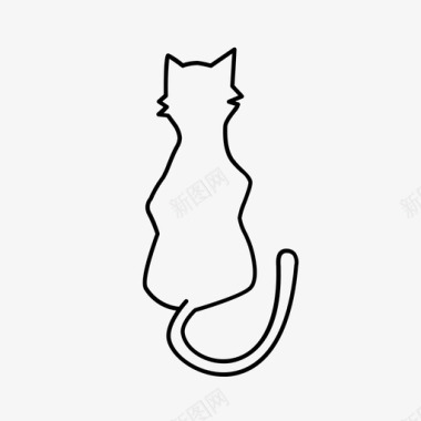 猫背冷坐图标图标