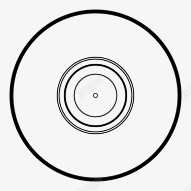 唱片磁盘dj图标图标