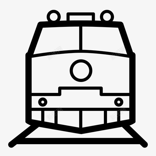 火车旅客列车铁路运输图标svg_新图网 https://ixintu.com 复古列车 旅客列车 火车 航行 铁路运输