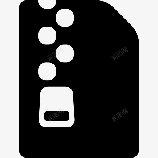 压缩文件填充了一个Zipinterfaceinterface和web图标svg_新图网 https://ixintu.com interface interface和web 压缩文件填充了一个Zip