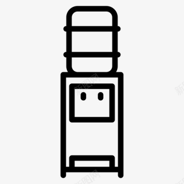 饮水机冷却器饮水机瓶图标图标