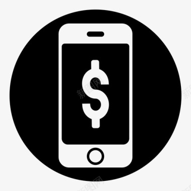 移动支付手机货币图标图标