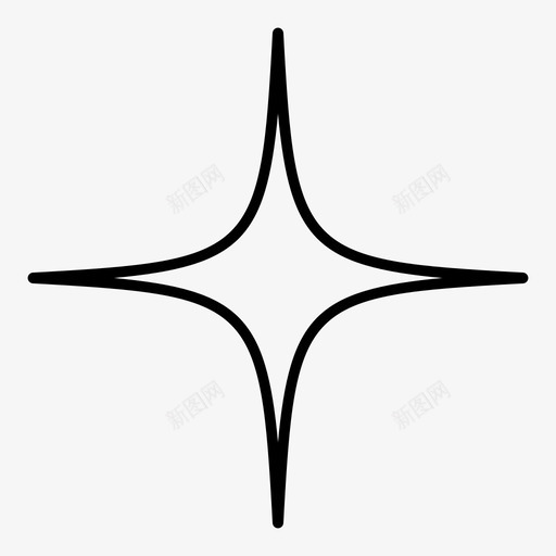 星星几何学多边形图标svg_新图网 https://ixintu.com 几何学 多边形 形状 星星