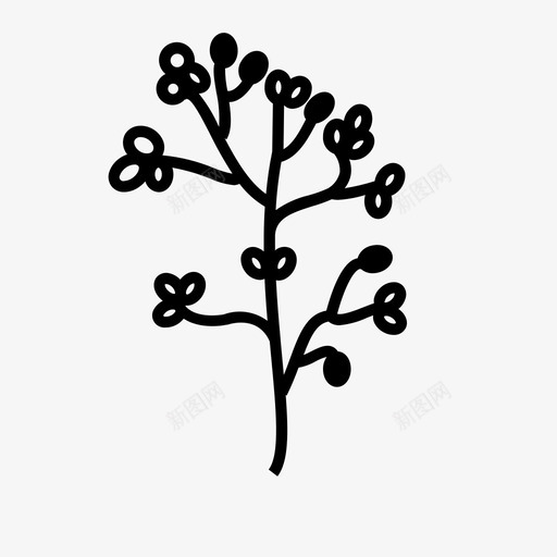树树最小的圆茎极简的植物图标svg_新图网 https://ixintu.com 极简的植物 树 树最小的圆茎