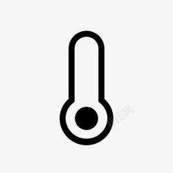 温度设置最低温度温度计天气图标高清图片