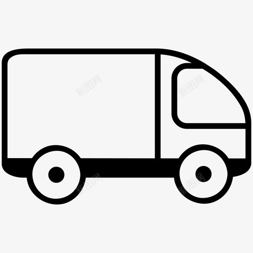卡车司机运输工具图标svg_新图网 https://ixintu.com 卡车 司机 车辆 运输工具