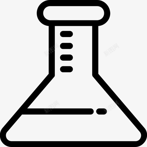 锥形烧瓶实验室设备实验室烧瓶图标svg_新图网 https://ixintu.com 商业图标 实验室烧瓶 实验室玻璃器皿 实验室设备 锥形烧瓶