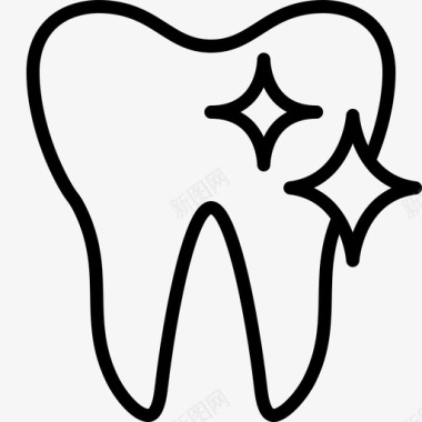 清洁牙齿护理牙医图标图标
