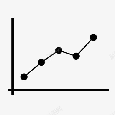 折线图仪表板信息图图标图标